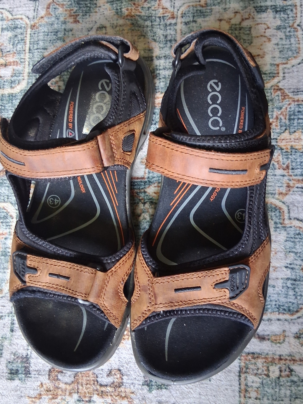 ECCO Offroad Men's Yucatan Receptor Technology Sandal Espresso Brown 43, 9-9.5